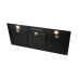 UM1390-9BSP Schweigen 90cm Silent Undermount Rangehood - Black 